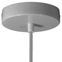 Rosone da soffitto parete Rosetta con uscita singola colore
