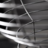 Verpan Wire Floor Lamp in Steel Wire By Verner Panton
