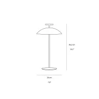 Kartell Mini Geen-A Lampada LED a Batteria By Ferruccio Laviani