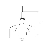Louis Poulsen PH 3/3 Limited Edition 2022 Ottone By Henningsen