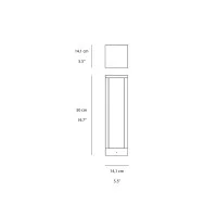 Zafferano Home Bollard LED Floor Lamp for Outdoor IP65 Zafferano Home Bollard LED Floor Lamp for Outdoor IP65
