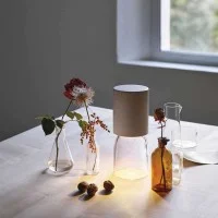 Luceplan Nui Mini Lampada LED a Batteria in Vetro per Esterno