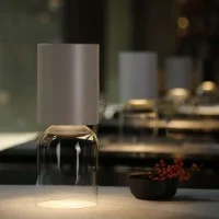 Luceplan Nui Mini Lampada LED a Batteria in Vetro per Esterno