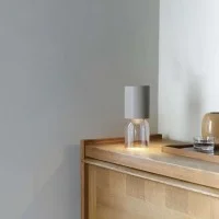 Luceplan Nui Mini Lampada LED a Batteria in Vetro per Esterno