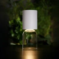 Luceplan Nui Mini Lampada LED a Batteria in Vetro per Esterno