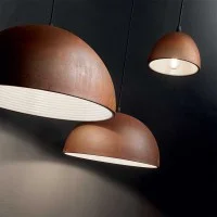 Ideal Lux Folk D18 Lampada da Sospensione a Cupola da Interno