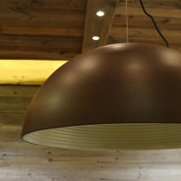 Ideal Lux Folk D50 Dome Suspension Lamp for Indoor
