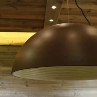Ideal Lux Folk D50 Dome Suspension Lamp for Indoor