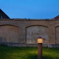 Louis Poulsen Bysted Bollard LED per Esterno IP65 By P. Bysted
