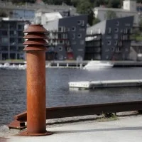 Louis Poulsen Bysted Bollard LED per Esterno IP65 By P. Bysted