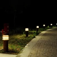Louis Poulsen Bysted Bollard LED per Esterno IP65 By P. Bysted