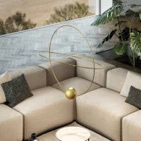 Lodes Elara Large Suspension LED Ring Lamp By Nika Zupanc