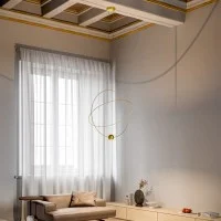 Lodes Elara Large Suspension LED Ring Lamp By Nika Zupanc