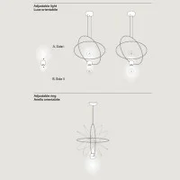 Lodes Elara Large Suspension LED Ring Lamp By Nika Zupanc