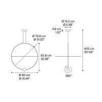 Lodes Elara Large Sospensione LED ad Anelli By Nika Zupanc