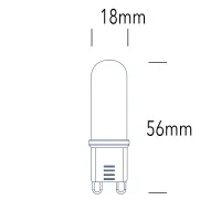 Bot Lighting Shot COB Led G9 4W 360° high brightness bulb