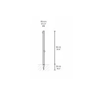 Vibia Bamboo LED Floor Lamp with Spike for Outdoor IP66
