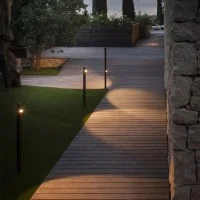 copy of Vibia Bamboo LED Floor Lamp with Spike for Outdoor IP66