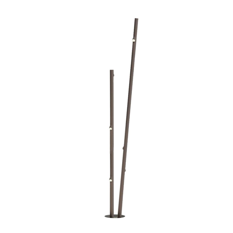 Vibia Bamboo h270 Double LED Recessed Floor Lamp IP66 Vibia Bamboo h270 Double LED Recessed Floor Lamp IP66
