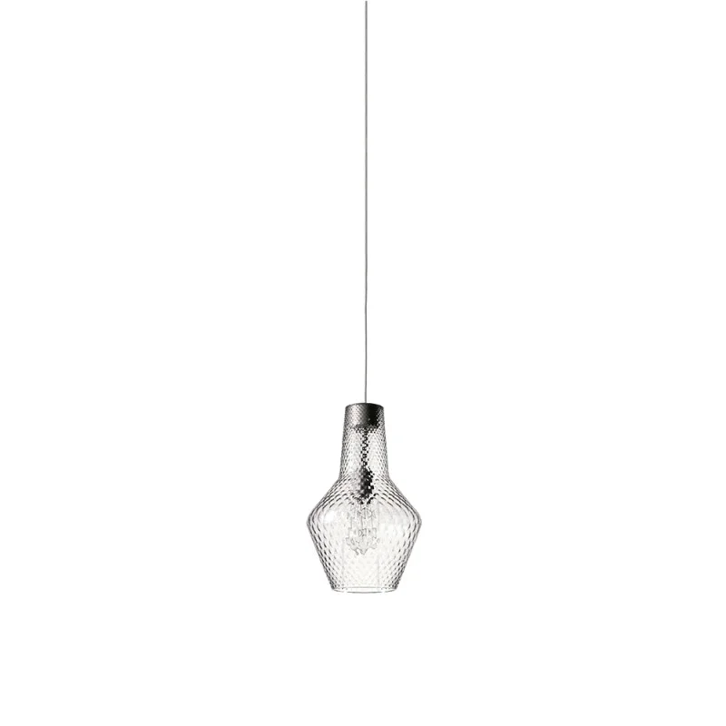 Zafferano Romeo and Giulietta Suspension Lamp in Glass E27 Zafferano Romeo and Giulietta Suspension Lamp in Glass E27