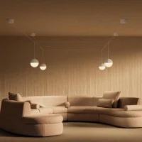 Flos String Light Sfera LED Suspension Lamp By Anastassiades