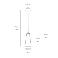 Artemide Look At Me 21 Conical Suspension LED Lamp