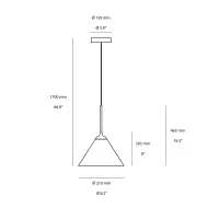 Artemide Look At Me 35 Conical Suspension LED Lamp