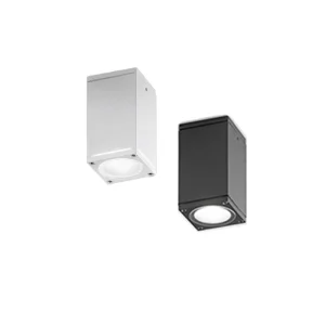 Isyluce Prysm mini Ceiling Spotlight GU10 Lamp in Aluminum IP54