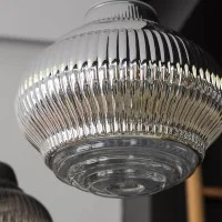 Zafferano Bonnie and Clyde Suspension Lamp in Glass E27