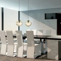 Zafferano Bonnie and Clyde Suspension Lamp in Glass E27