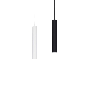 Ideal Lux Tube D4 Cylindrical LED Suspension Lamp for Indoor