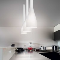 Ideal Lux Flut Big Lampada da Sospensione in Vetro per Interni