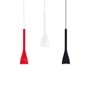 Ideal Lux Flut Small Suspension Lamp in Glass for Indoor