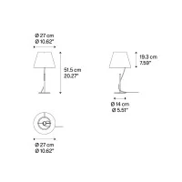 Lodes HOVER Floating LED Table Lamp By YOY Studio