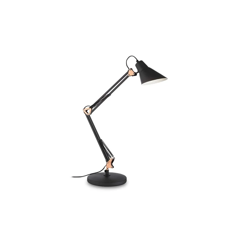 Ideal Lux Sally TL1 Technical Table Lamp with Springs Ideal Lux Sally TL1 Technical Table Lamp with Springs