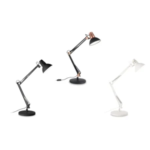 Ideal Lux Wally TL1 Lampada Tecnica Orientabile da Tavolo