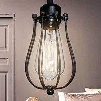 Ceiling lamp in the cage Vintage Filament bulb E27 Ceiling lamp in the cage Vintage Filament bulb E27