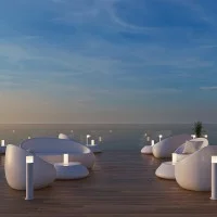 Beneito Faure TURA LED Floor Bollard for Outdoors IP65