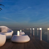 Beneito Faure TURA Paletto LED da Terra per Esterni IP65