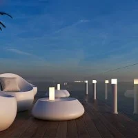Beneito Faure TURA Paletto LED da Terra per Esterni IP65