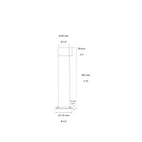 Beneito Faure TURA LED Floor Bollard for Outdoors IP65