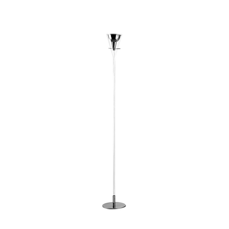 Fontana Arte Flute Media Lampada da Terra in Vetro per Interno Fontana Arte Flute Media Lampada da Terra in Vetro per Interno