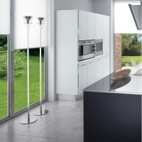 Fontana Arte Flute Media Lampada da Terra in Vetro per Interno