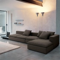 Fontana Arte Flute Media Lampada da Terra in Vetro per Interno