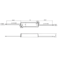 Meanwell Alimentatore LPV-20-24 20.2W 24V 0.84A IP67 Tensione Costante