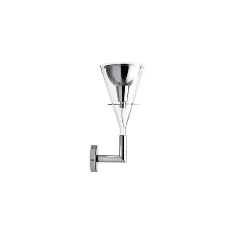 Fontana Arte Flute Wall Lampada da Parete in Vetro per Interno