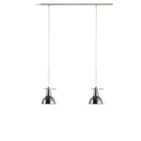 Fontana Arte Flute Doppia Lampada LED da Sospensione per Interno