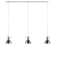 Fontana Arte Flute Tripla Lampada LED da Sospensione per Interno