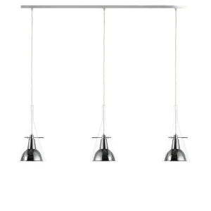 Fontana Arte Flute Tripla Lampada LED da Sospensione per Interno