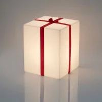 Slide Design Merry Cubo Pacco Natalizio Luminoso Decorativo a LED